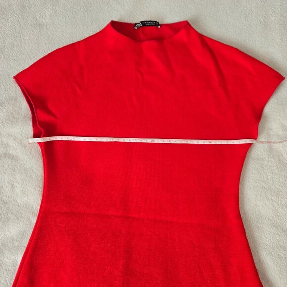 Zara bodycon red mini dress size M - Picture 11 of 14